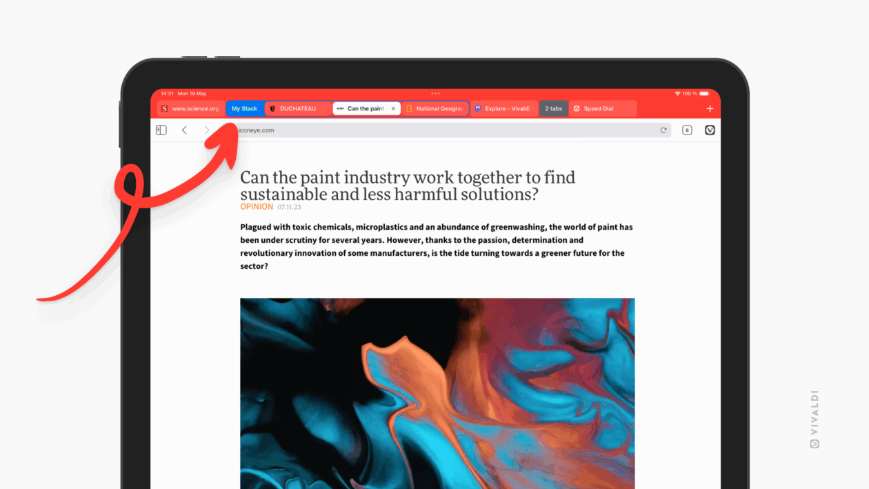 Vivaldi 7.4