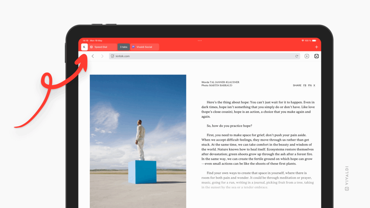 Vivaldi 7.4