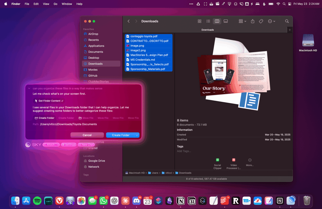 Desenvolvedores do app Atalhos preparam agente de IA para o macOS