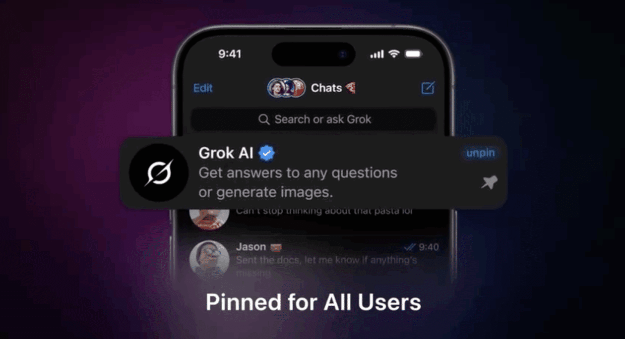 Após acordo milionário, Telegram ganhará integração com o Grok em breve