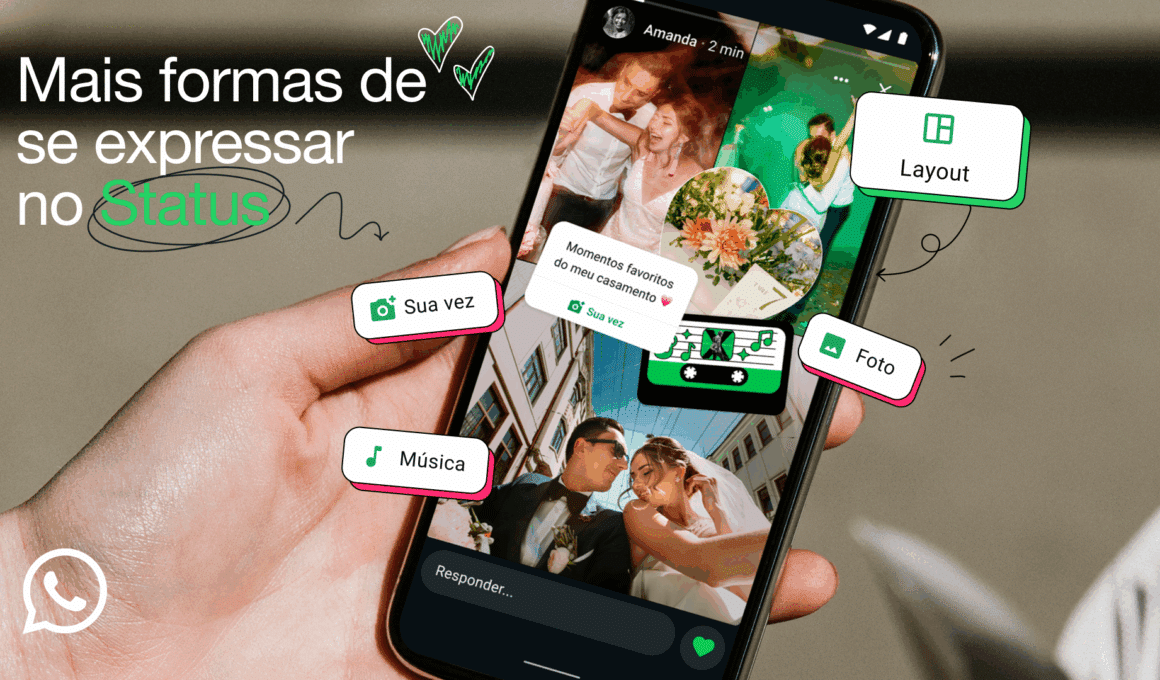 Update para os Status do WhatsApp