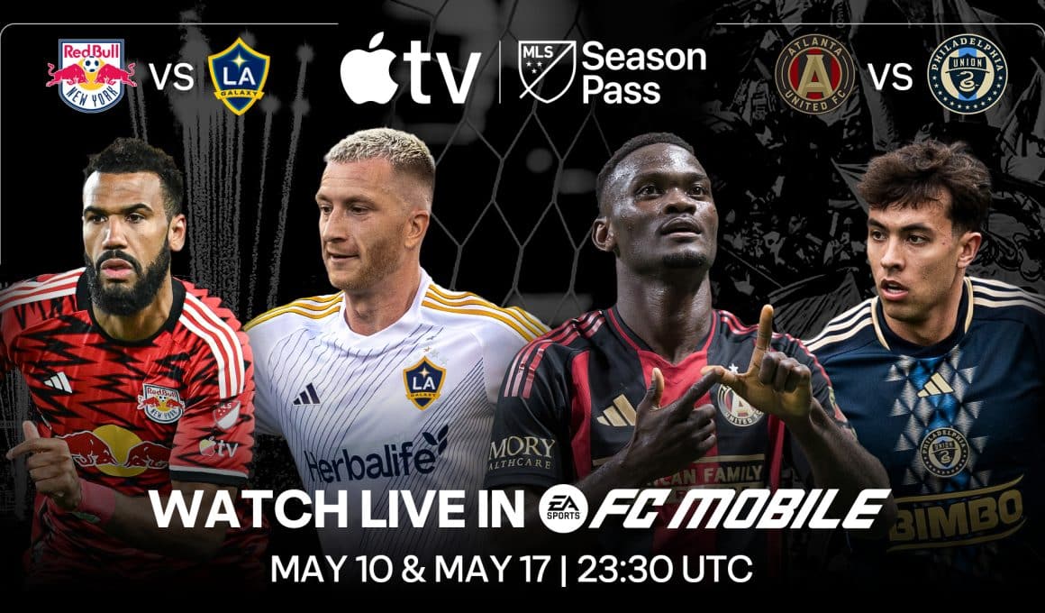 MLS terá partidas ao vivo no app EA Sports FC Mobile