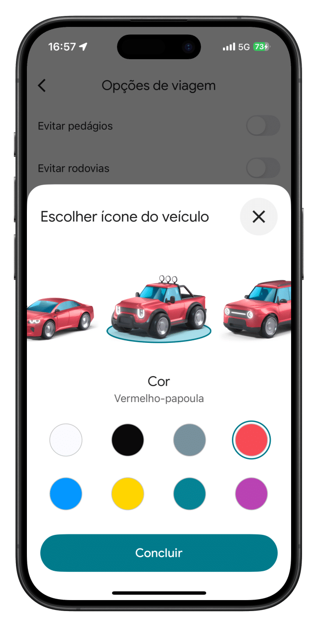 Google Maps libera ícones de carro customizados no Carplay