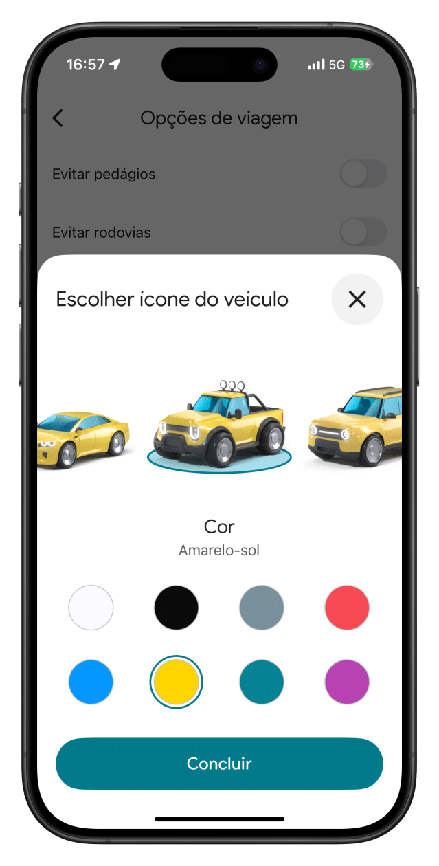 Google Maps libera ícones de carro customizados no Carplay