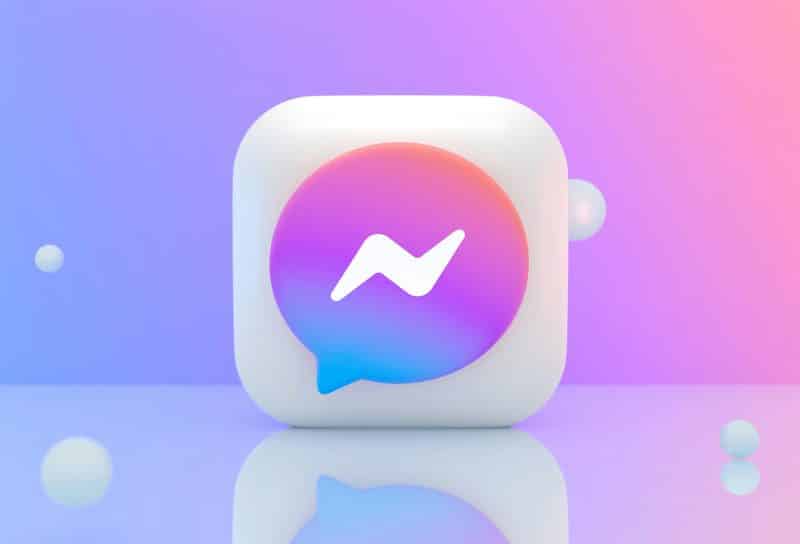 Ícone estilizado do Messenger