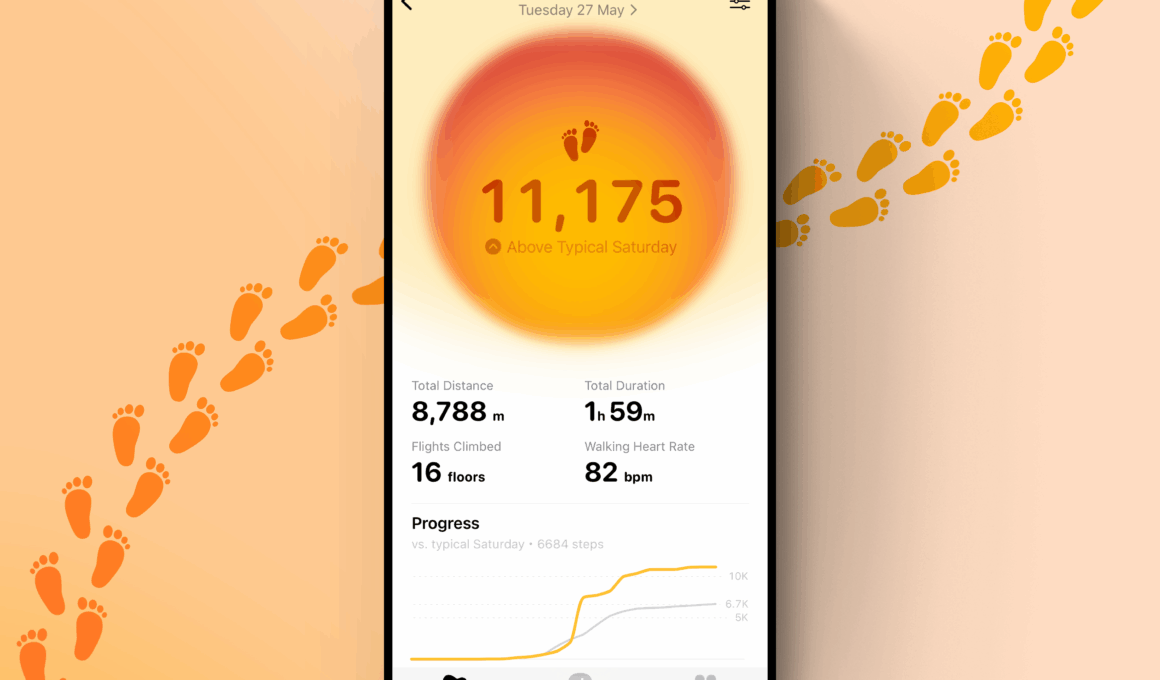 Novidade no app Gentler Streak relacionada a contagem de passos
