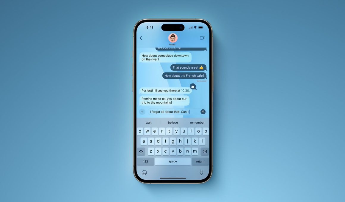 Wallpaper no iMessage