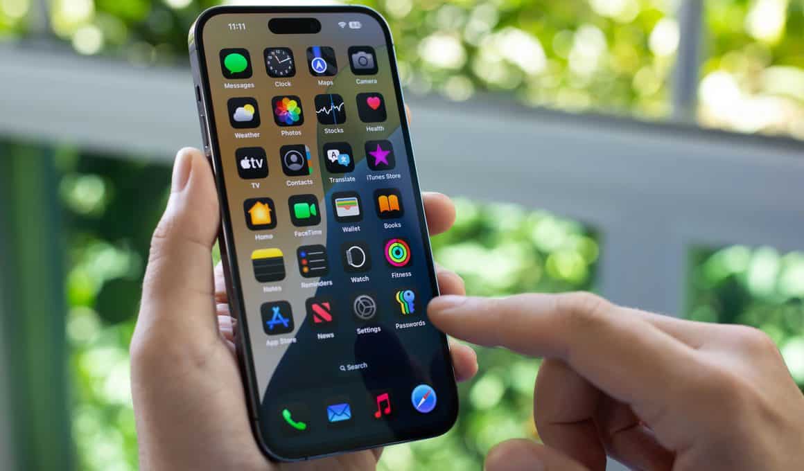 Tela Inicial do iPhone no iOS 18