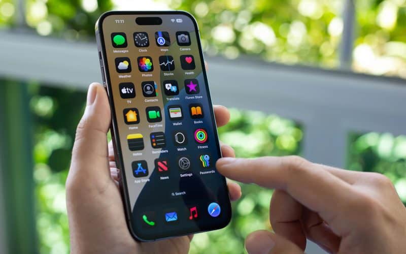 Tela Inicial do iPhone no iOS 18