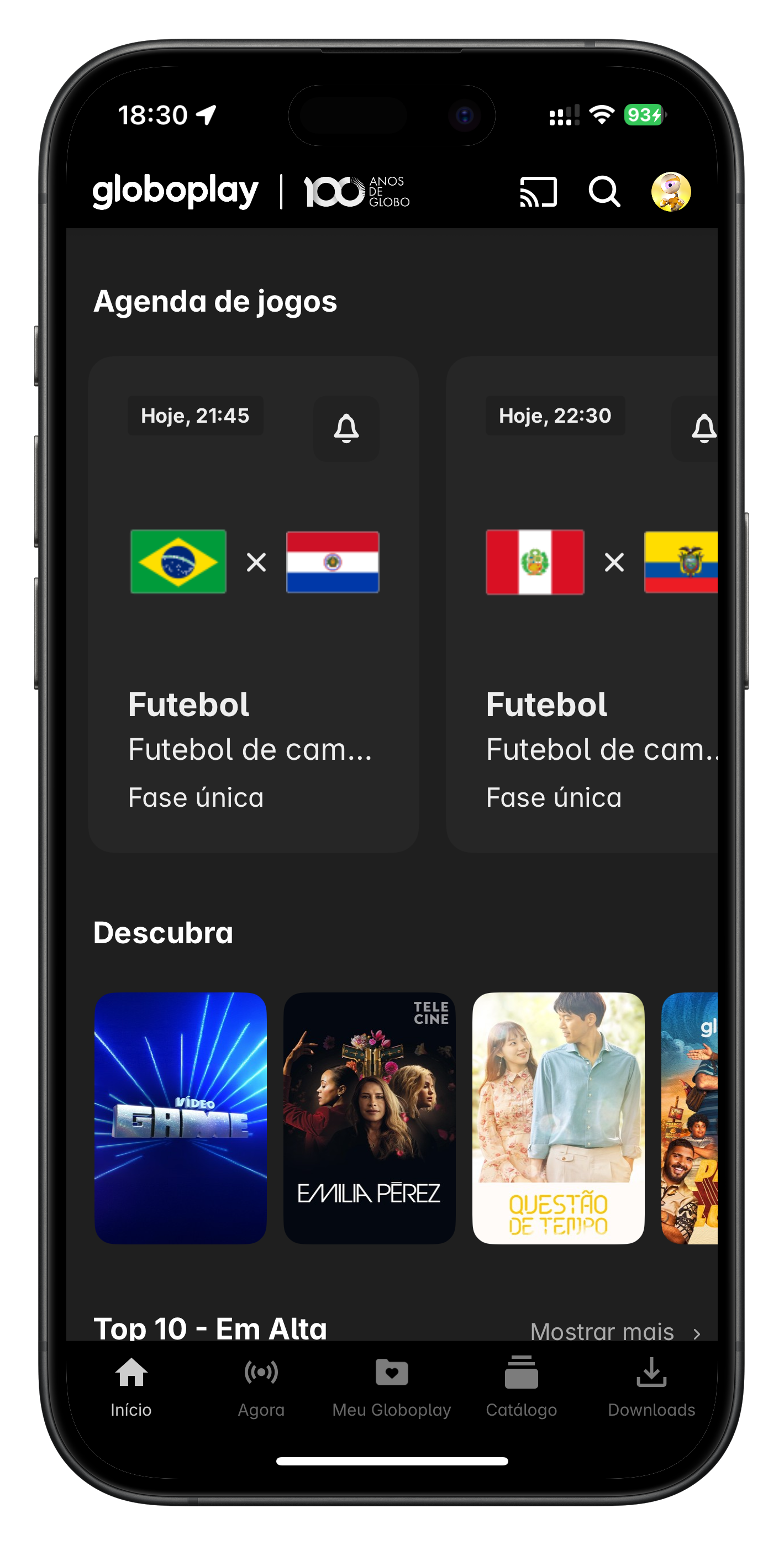 Globoplay ganha suporte às Atividades ao Vivo no iOS/iPadOS