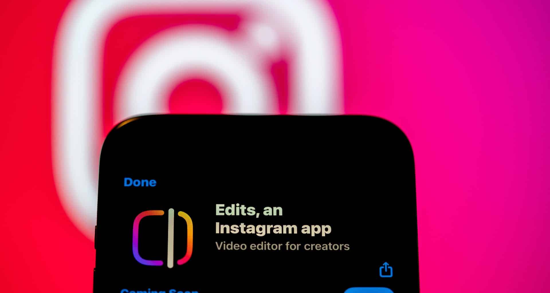 Instagram Edits na App Store