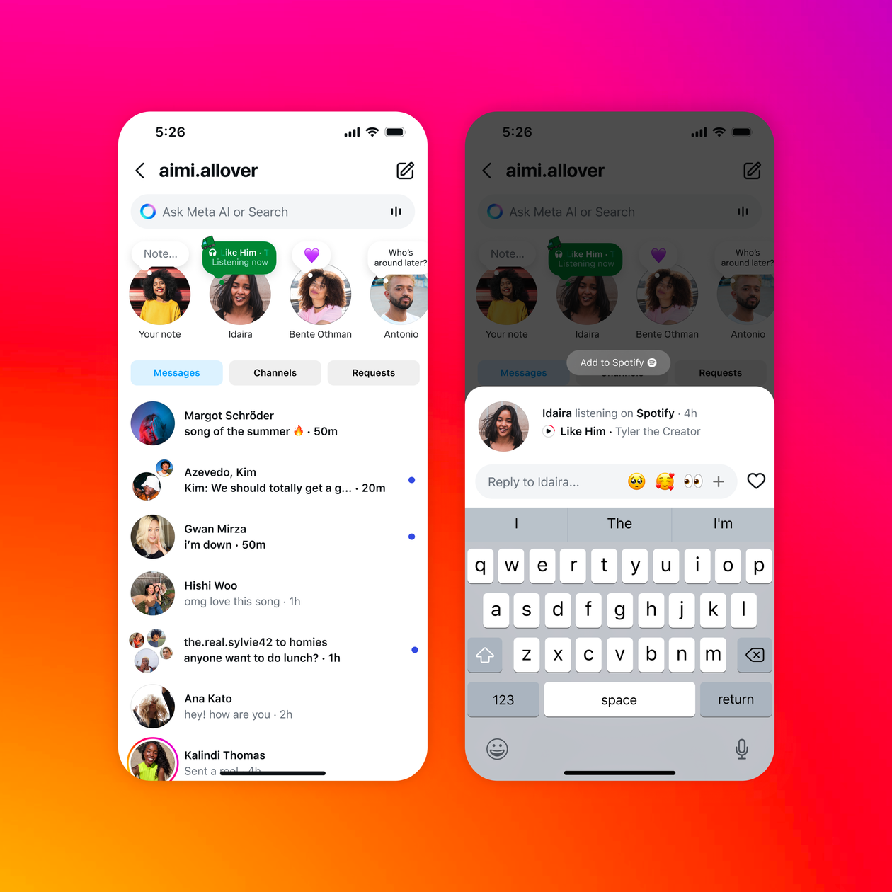 Como integrar o Spotify às Notas do Instagram