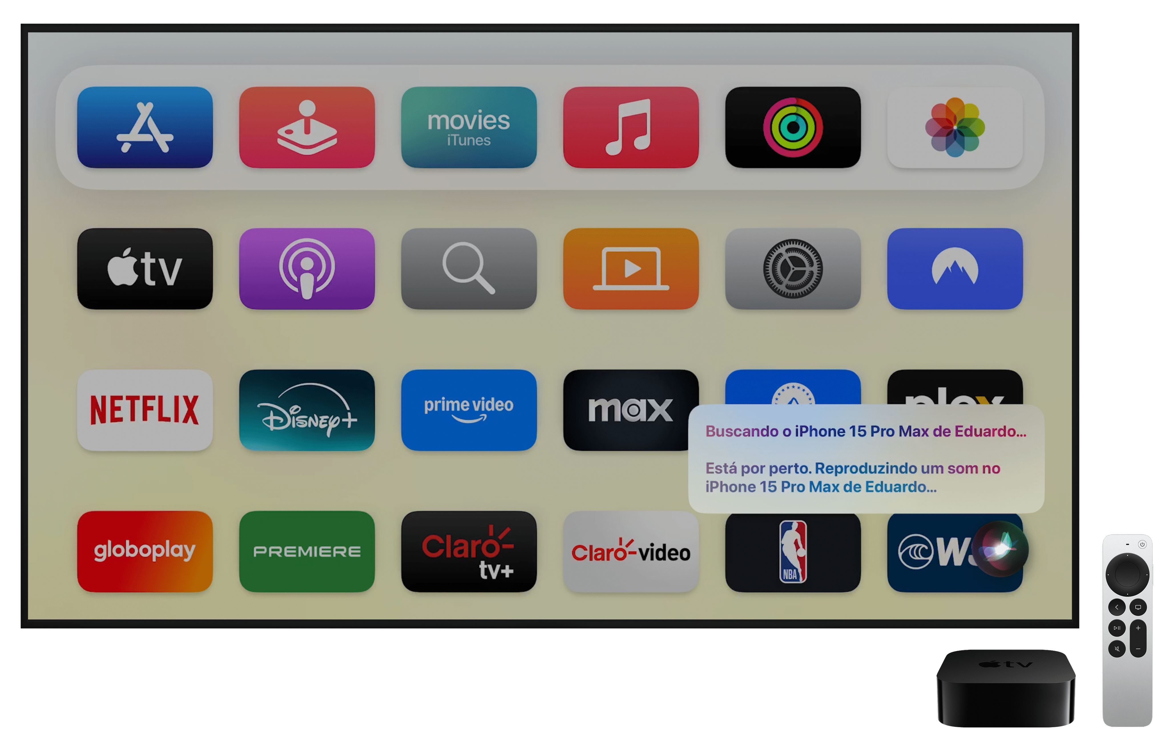 Recurso Buscar na Apple TV