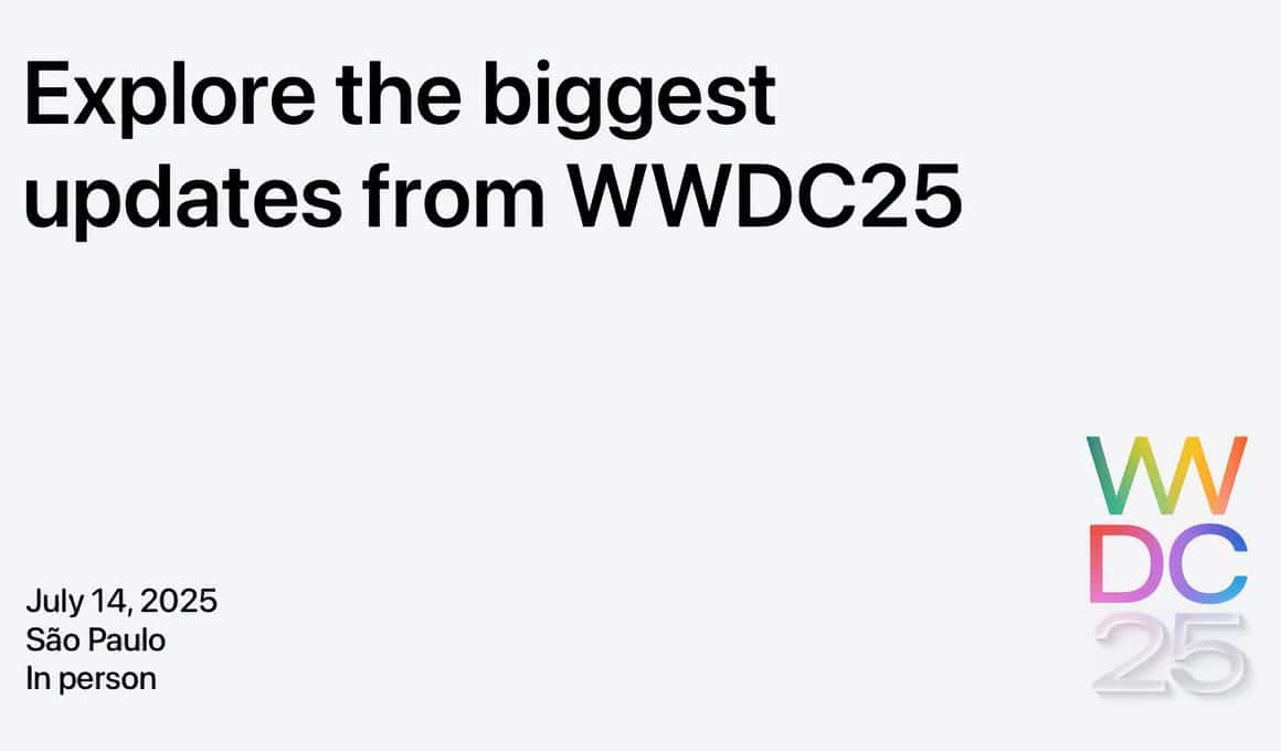 Evento da Apple Brasil para recapitular a WWDC25