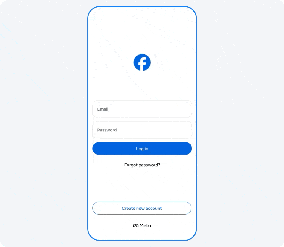 Passkeys no Facebook