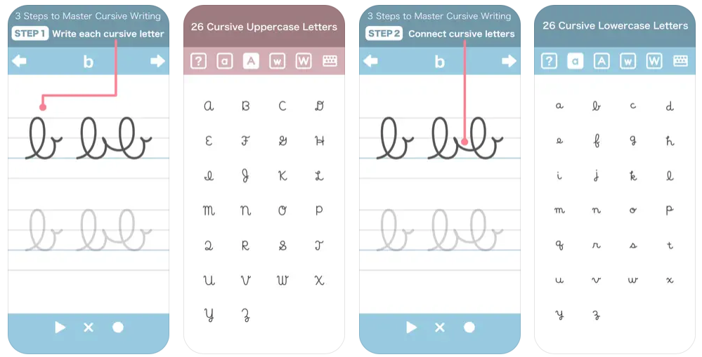 abCursive @Cursive Writing App