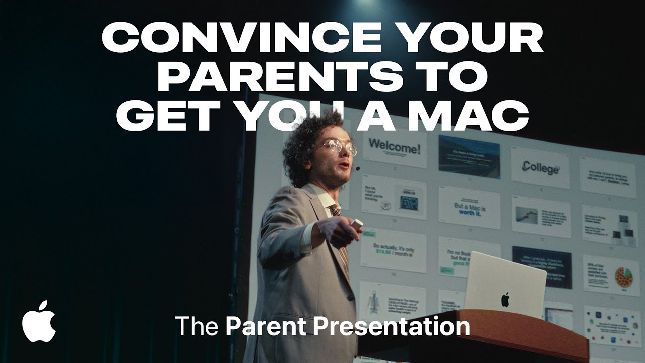 The Parent Presentation | How to convince your parents to get you a Mac | Apple
