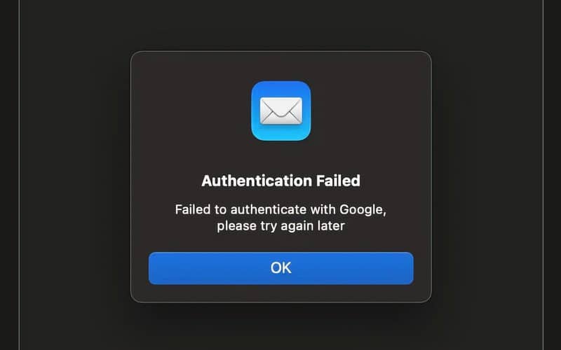Bug no Mail no macOS 15.5