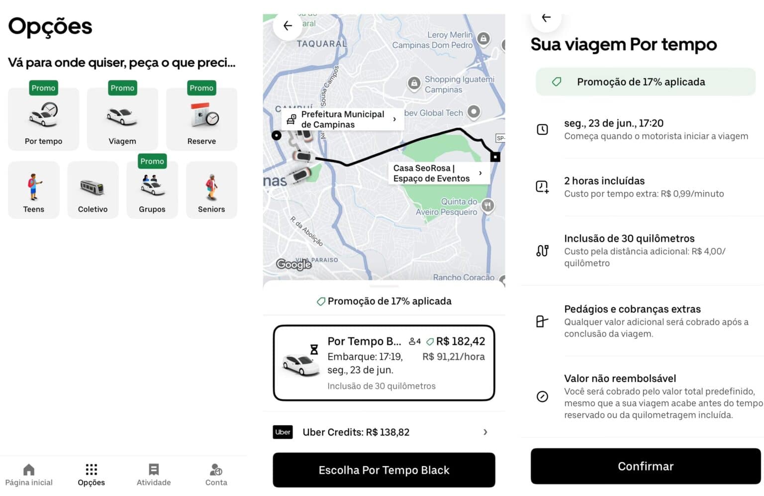 Uber Por Tempo Black