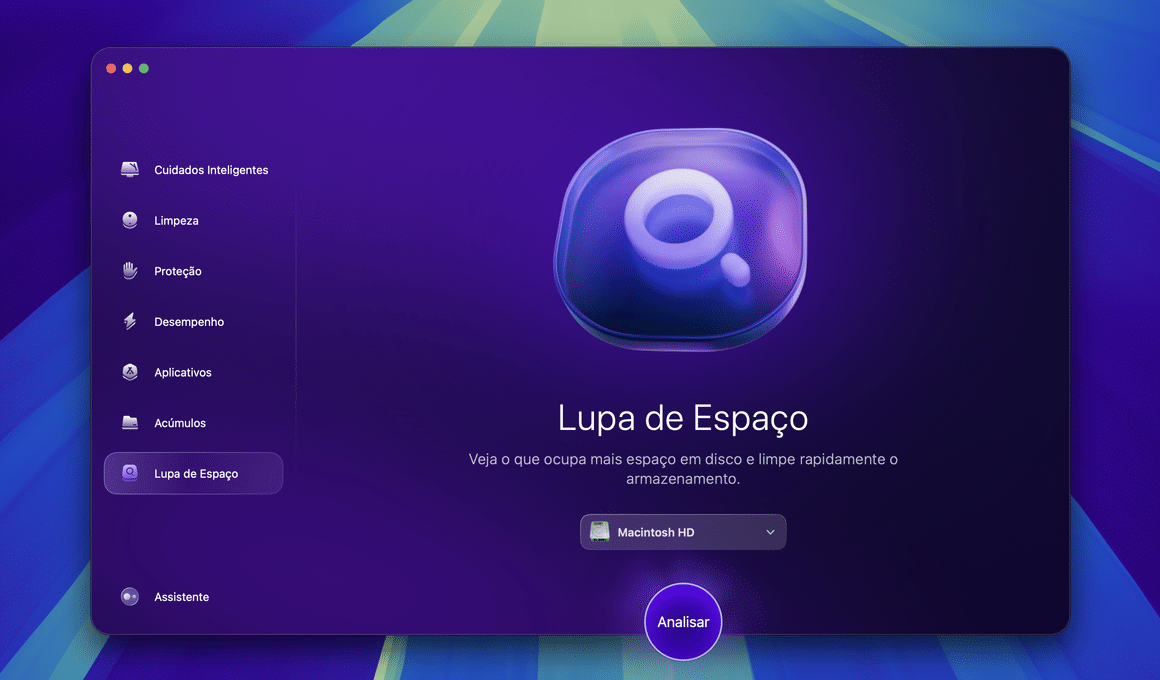 Recurso Space Lens (Lupa de Espaço) de volta ao CleanMyMac