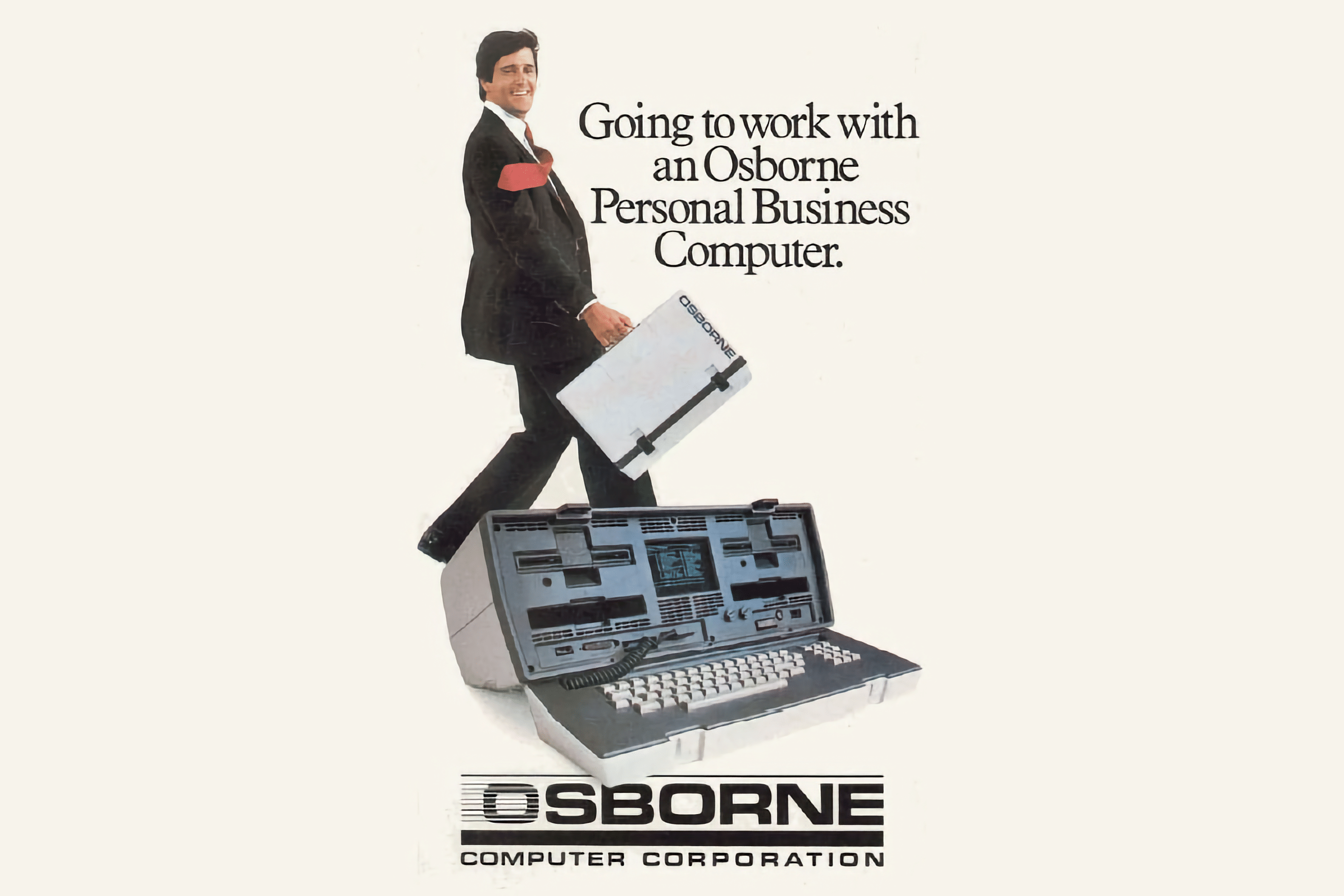 Osborne 1, criado por Adam Osborne e lançado em abril de 1981