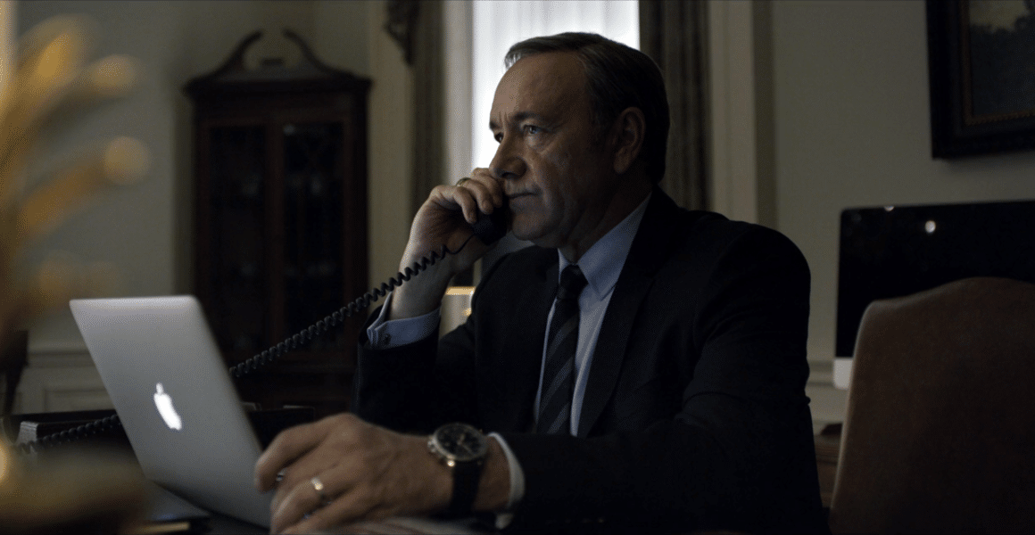Frank Underwood em "House of Cards"