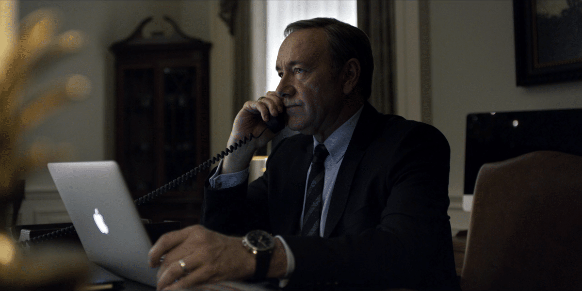 Frank Underwood em "House of Cards"