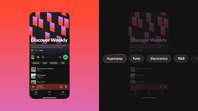 Novidades na playlist "Descobertas da Semana" ("Discover Weekly"), do Spotify