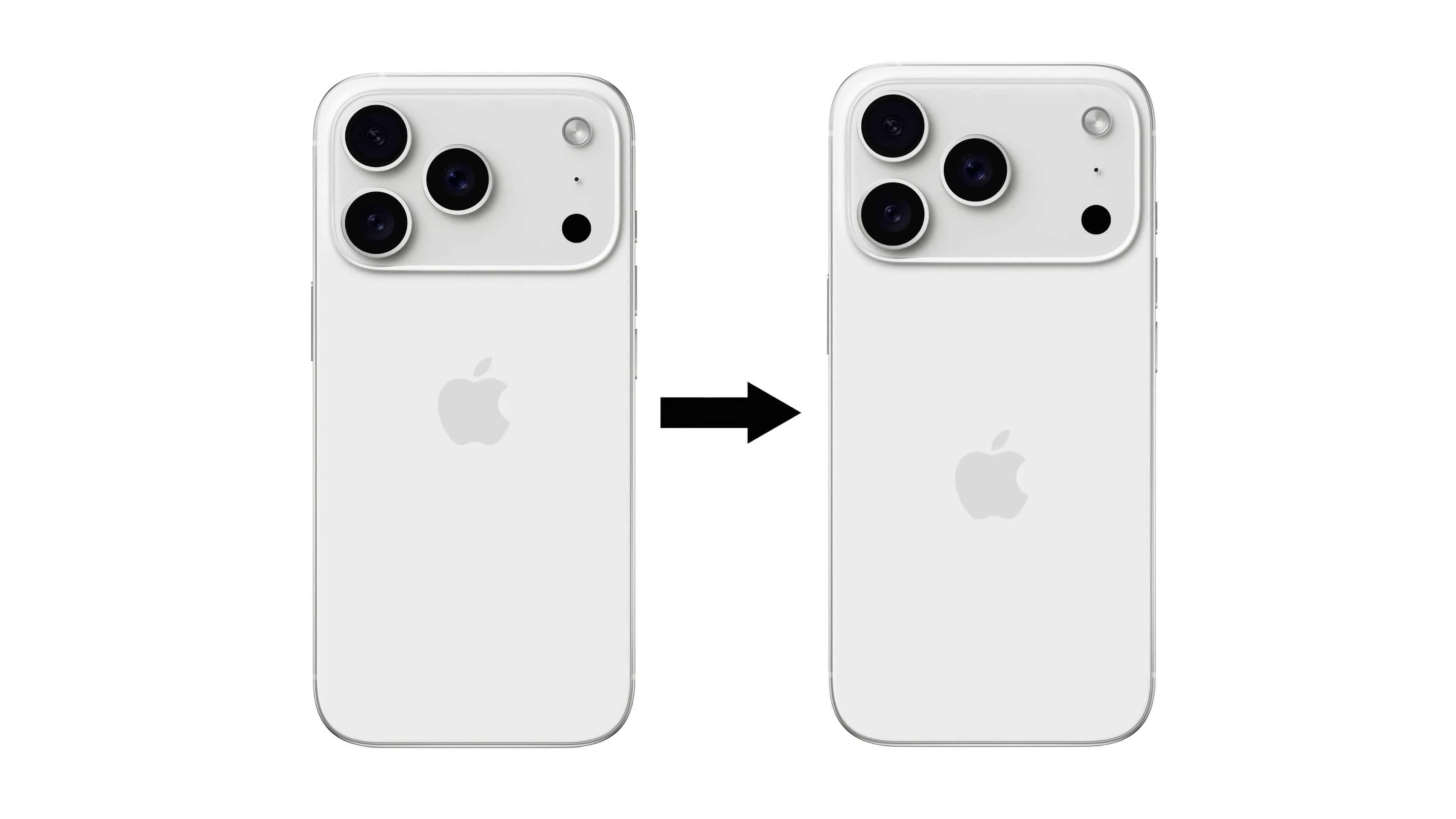 Posicionamento do logo do iPhone