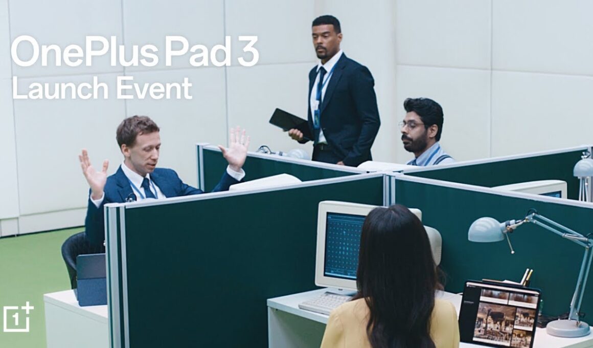 OnePlus faz referência à série "Severance" ("Ruptura"), do Apple TV+, durante lançamento de novo tablet