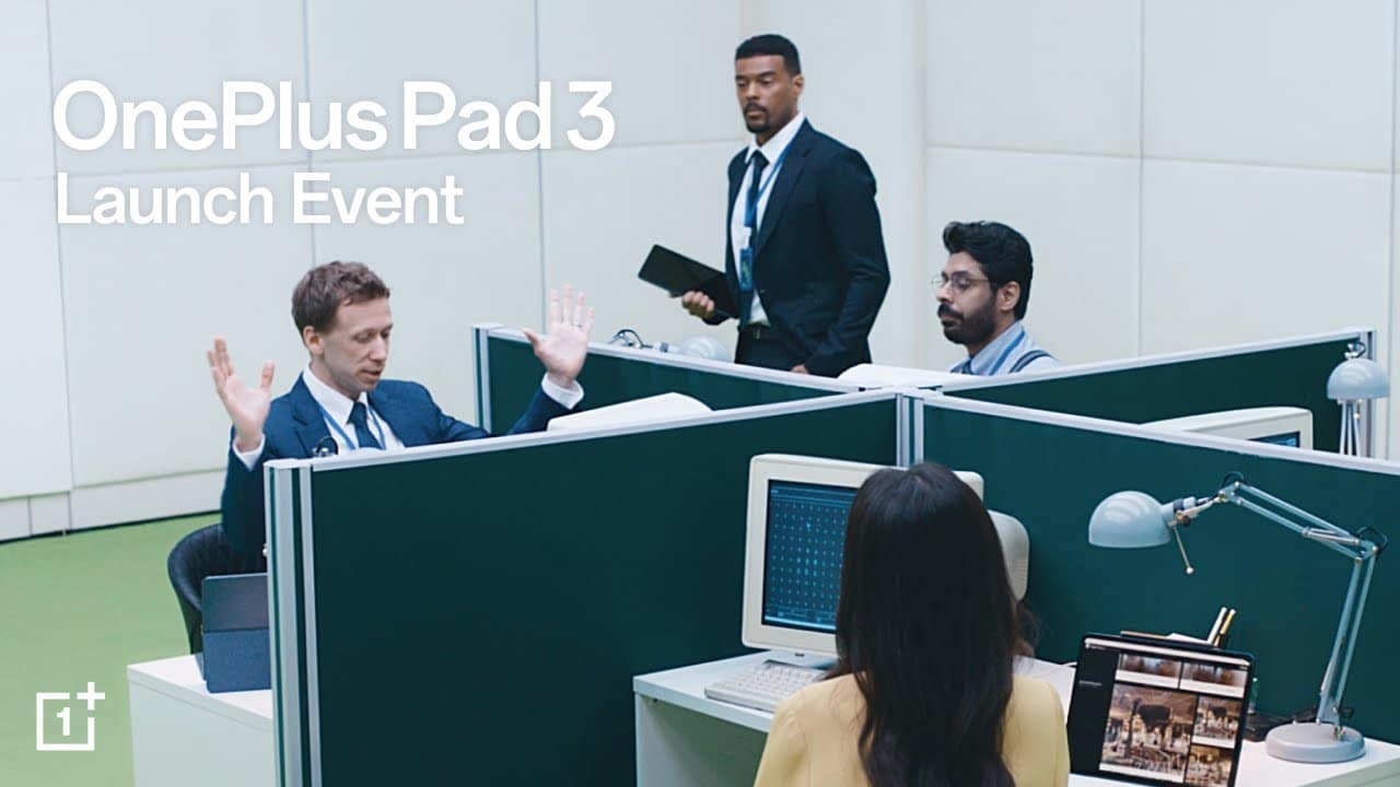 OnePlus faz referência à série "Severance" ("Ruptura"), do Apple TV+, durante lançamento de novo tablet