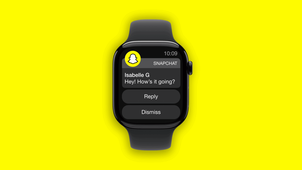 App do Snapchat para Apple Watch