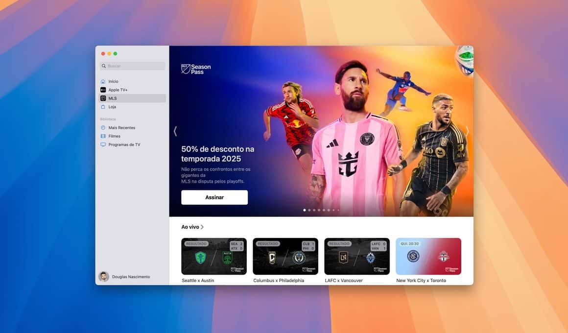 Desconto do MLS Season Pass