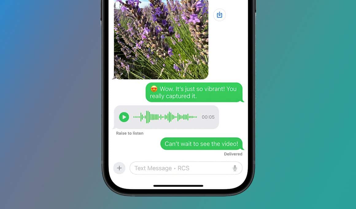 RCS no iPhone