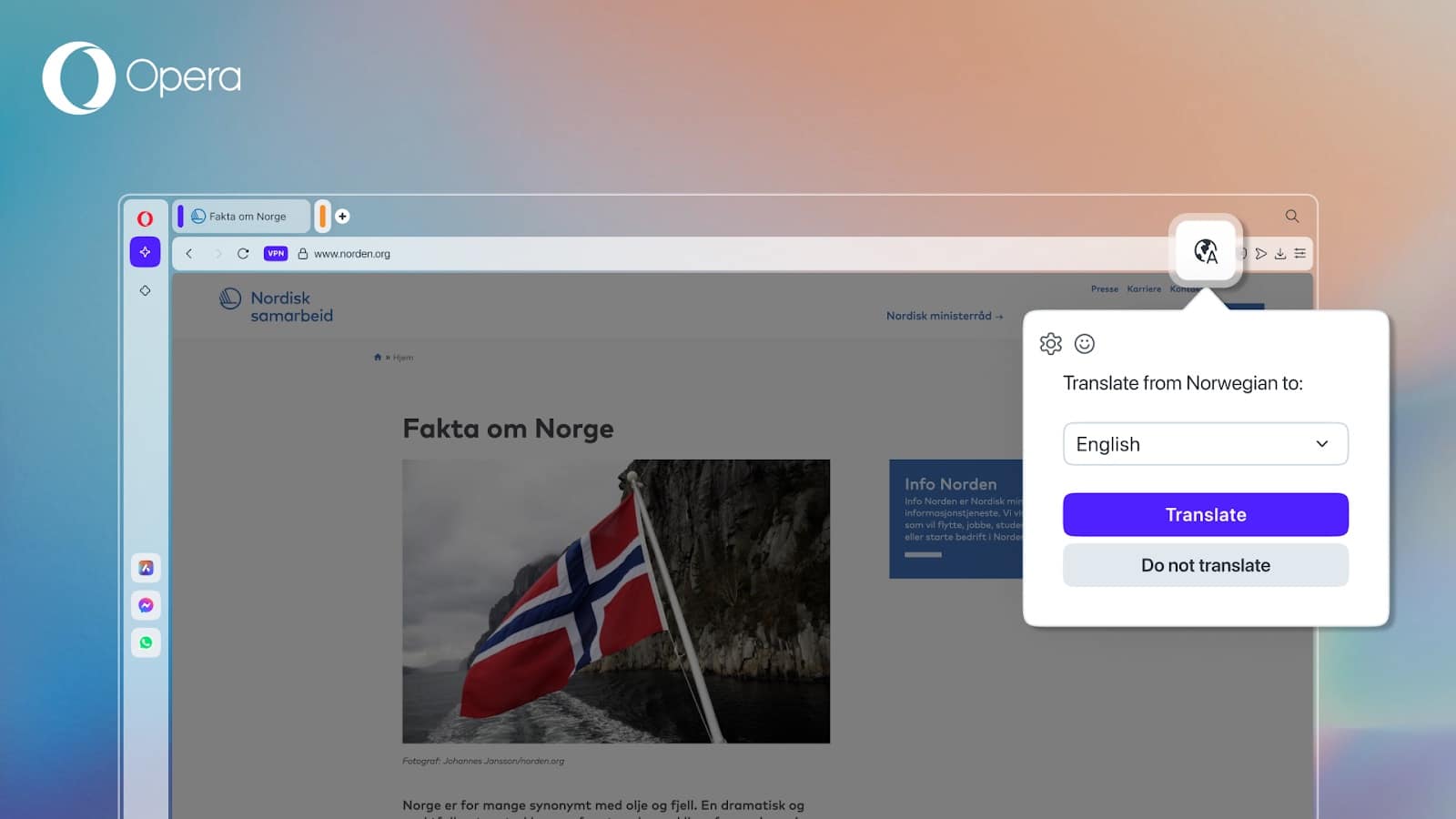 Opera One