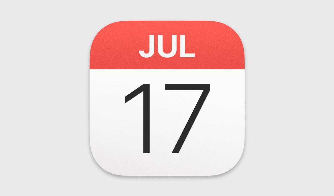 Ícone do app Calendário