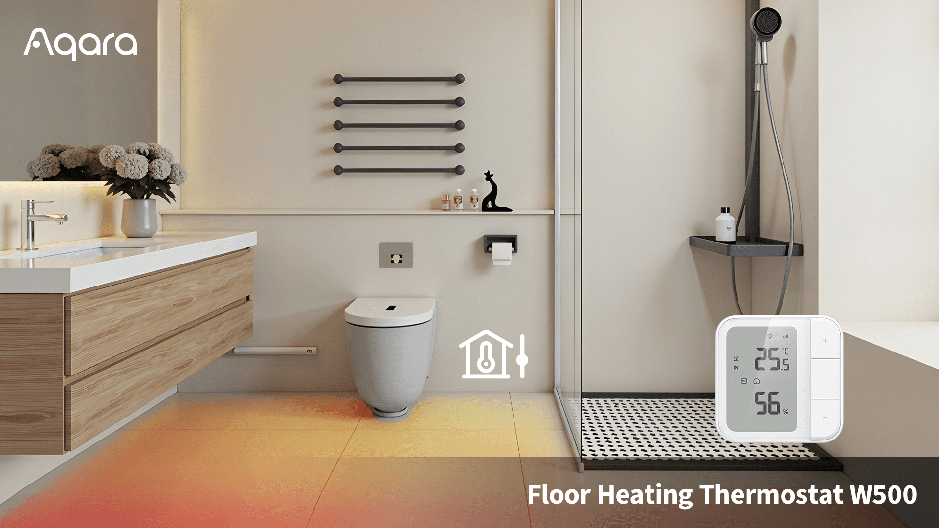 Floor Heating Thermostat W500 da Aqara