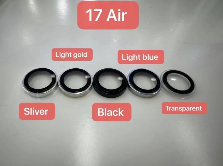 Cores do iPhone 17 Air
