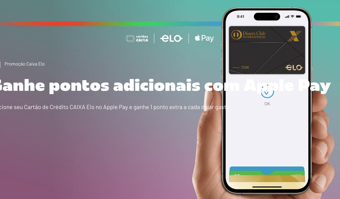 Promoção cartões CAIXA Elo no Apple Pay