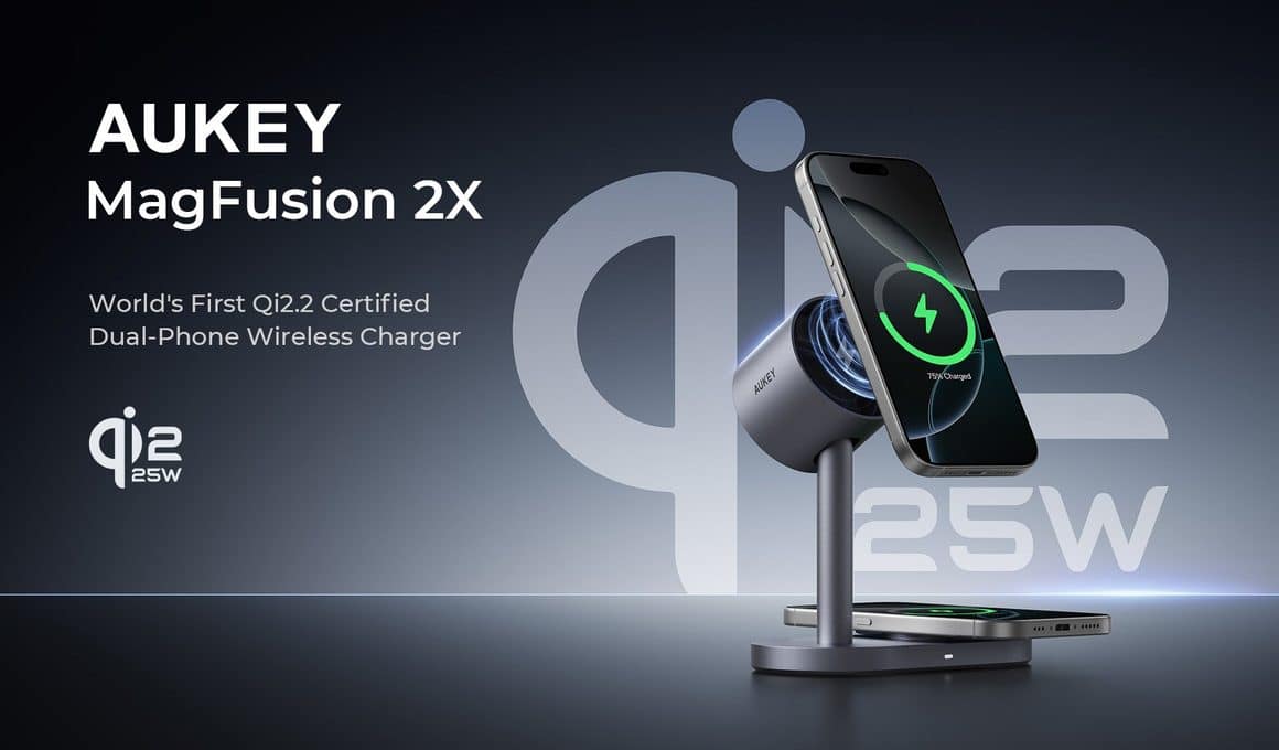 Carregador Qi 2.2 da Aukey