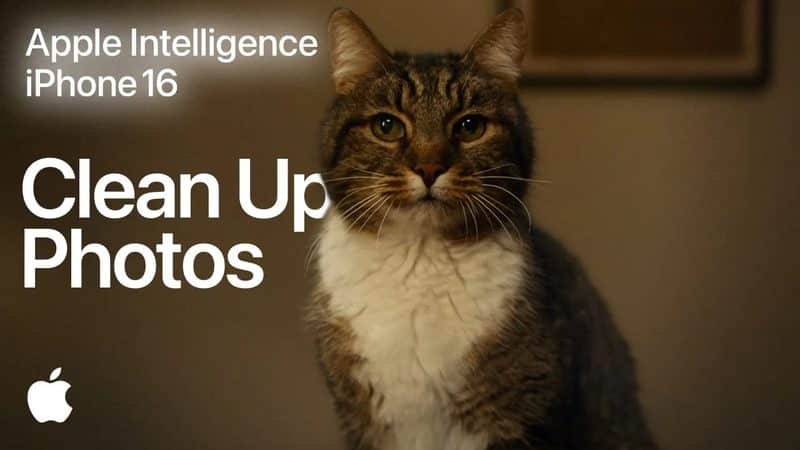 Comercial da ferramenta Limpeza (Clean Up) da Apple Intelligence