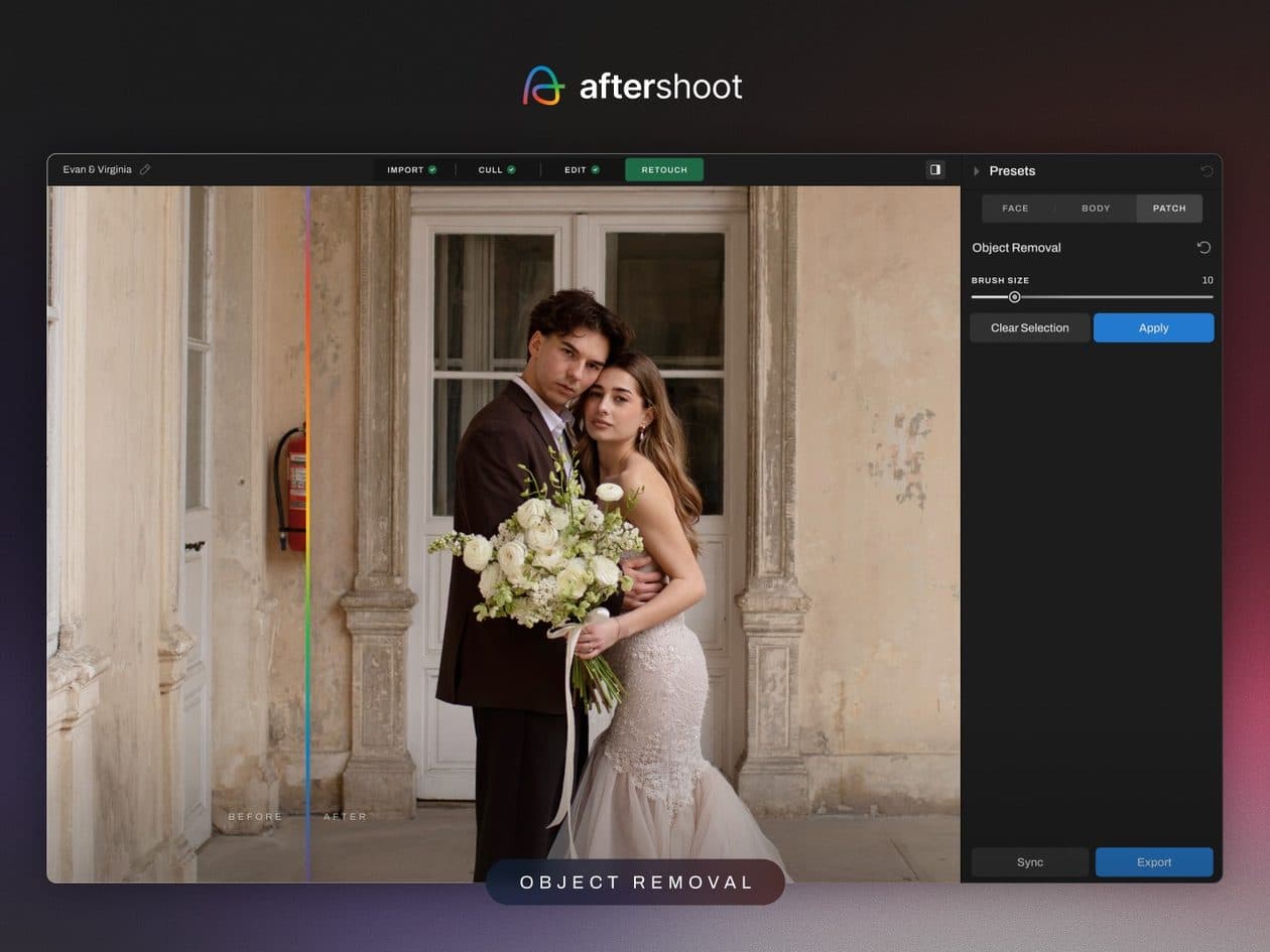Aftershoot AI Retouching