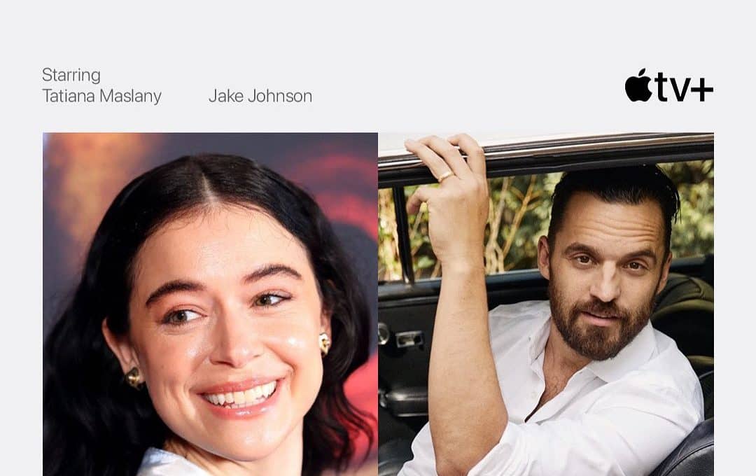 Jake Johnson e Tatiana Maslany em "Maximum Pleasure Guaranteed", do Apple TV+