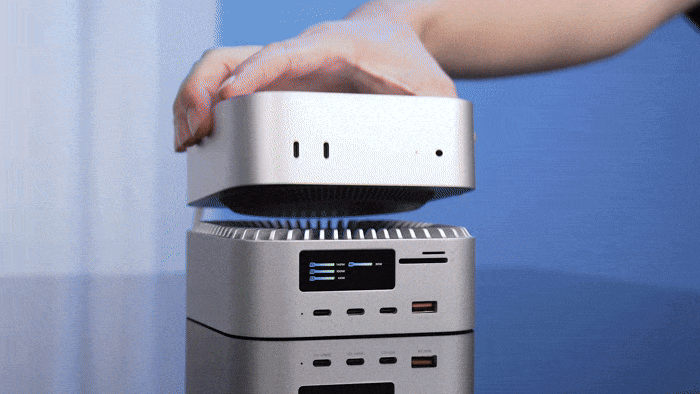 RayCue ALL-in-One Charger Dock For Mac Mini M4