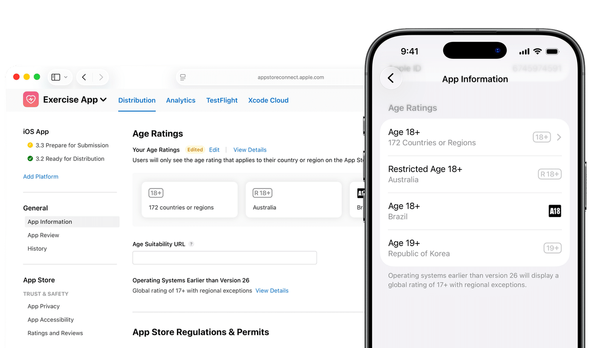 Classificações indicativa na App Store