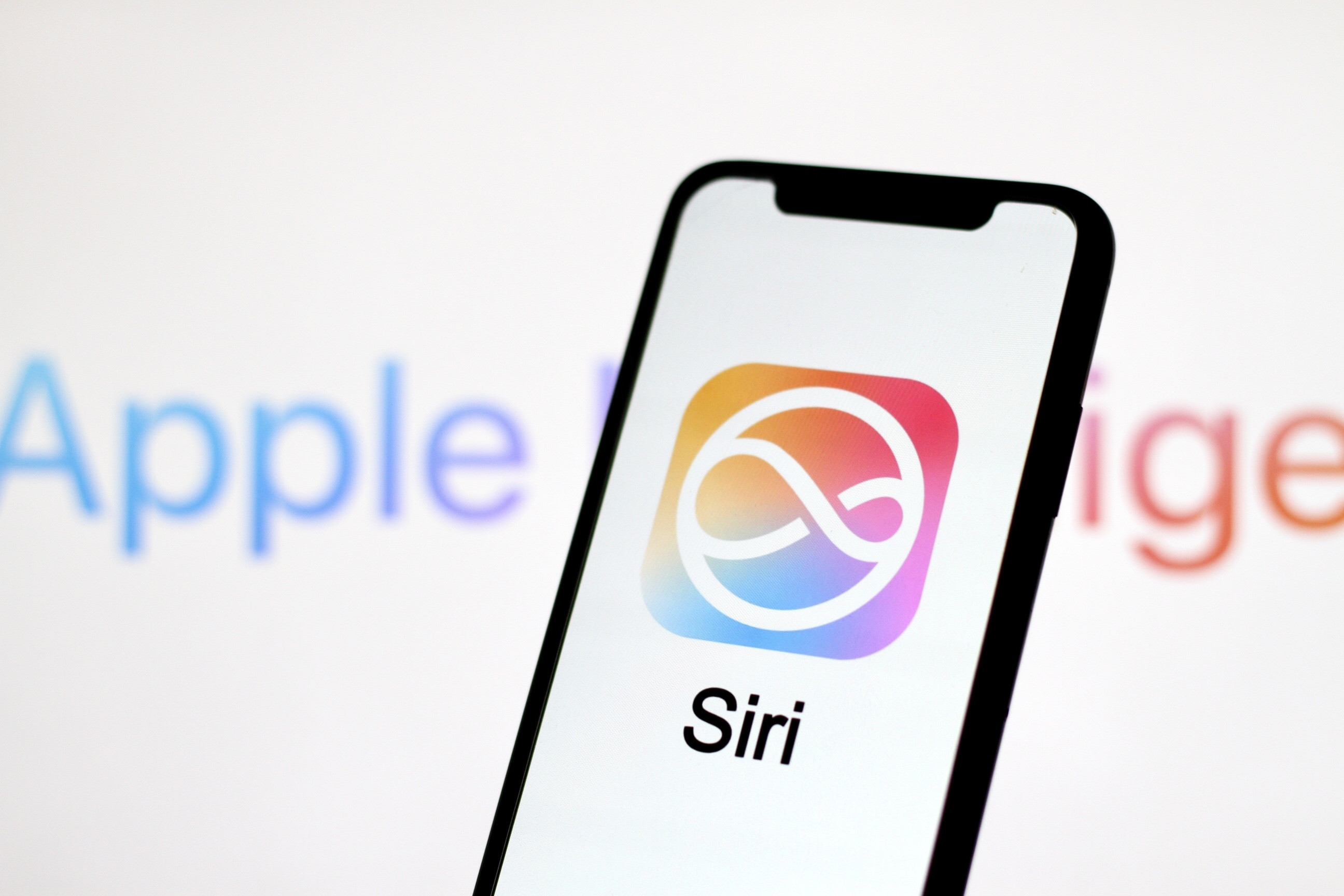 Logo da Siri e da Apple Intelligence