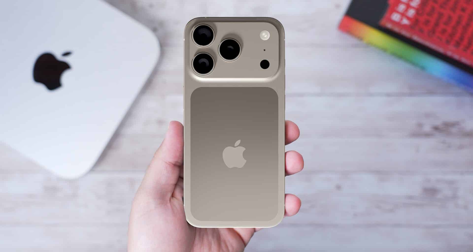 Mockup de um iPhone 17 Pro Max