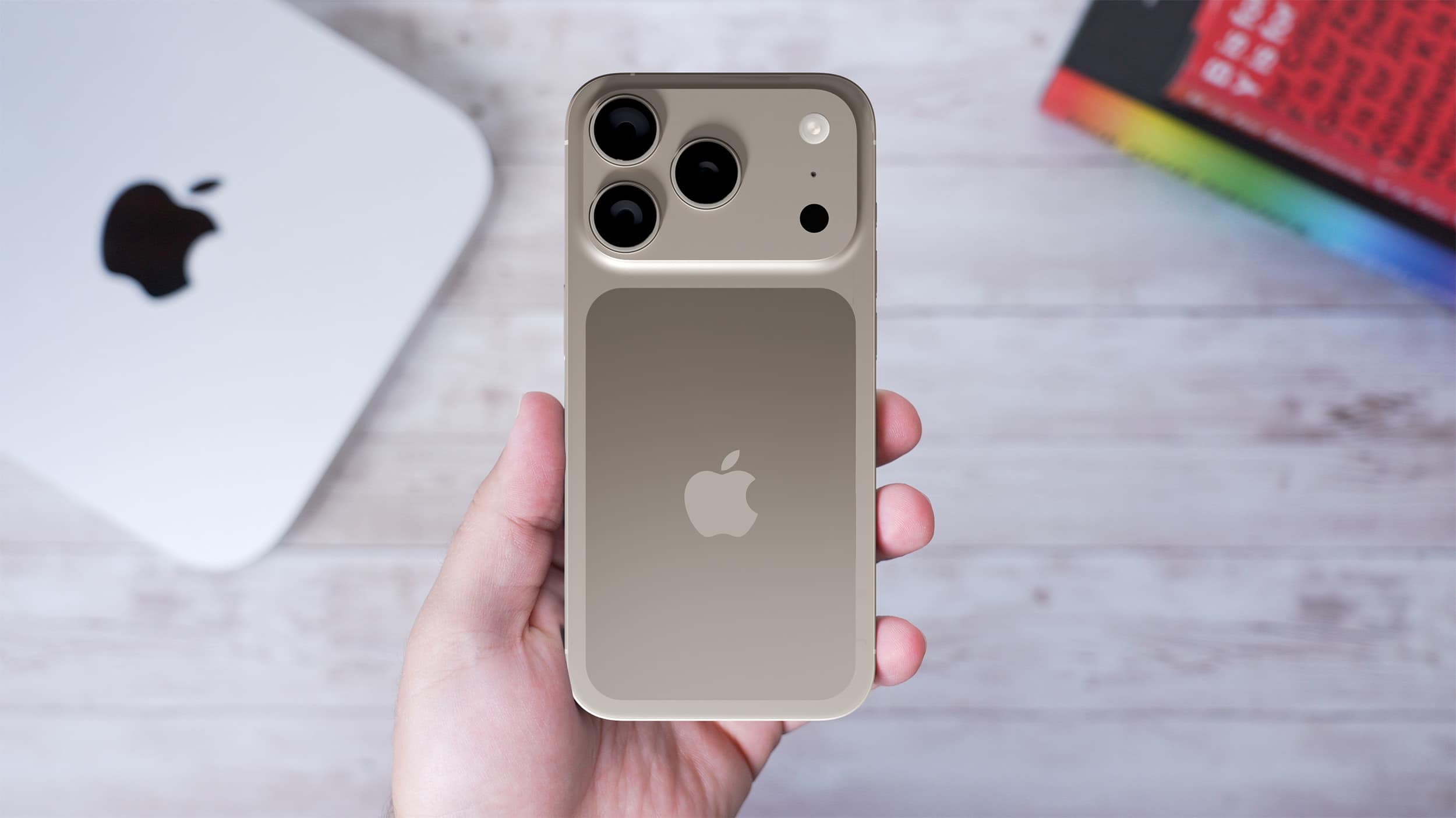 Mockup de um iPhone 17 Pro Max