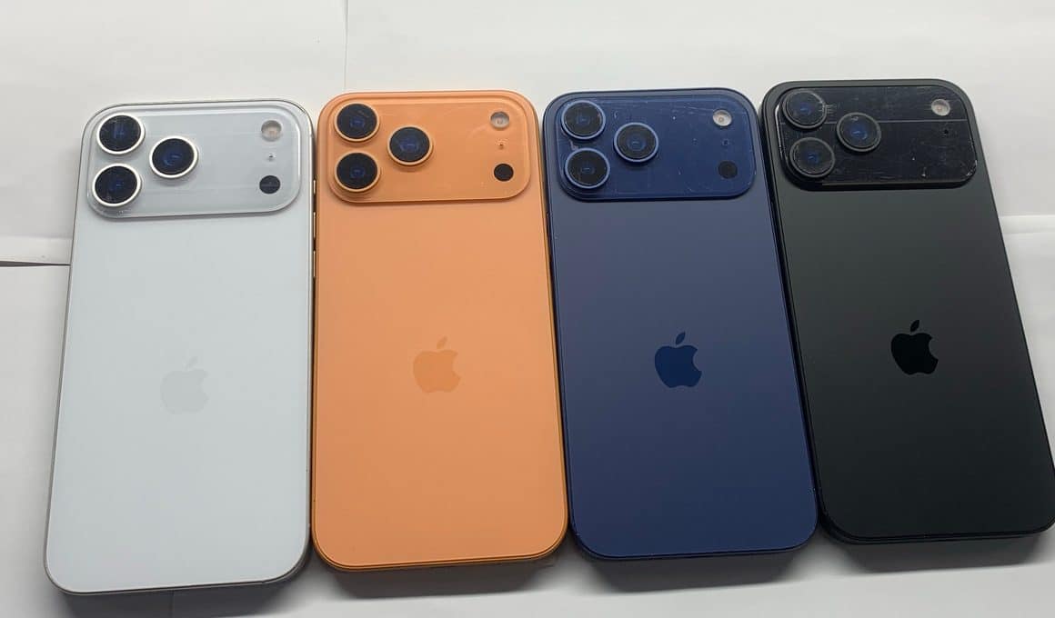 Dummies dos iPhones 17 Pro