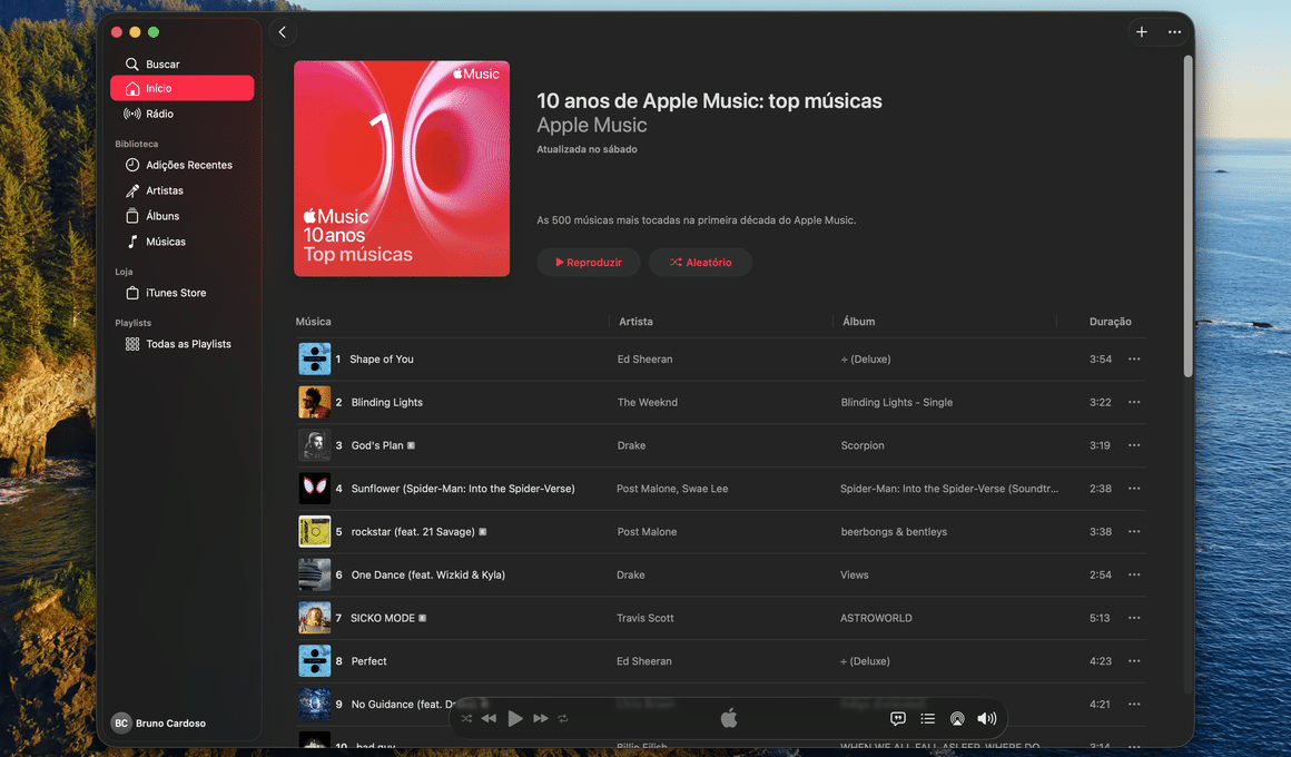 10 anos de Apple Music: top músicas